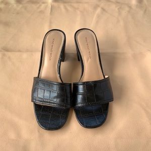 Who What Wear Crocodile Embossed Heel